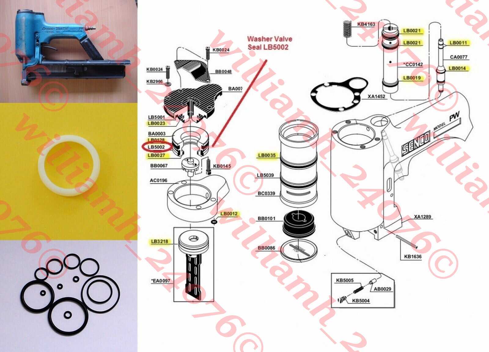 sn325 parts diagram