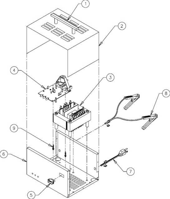 snap on xt7100 parts diagram