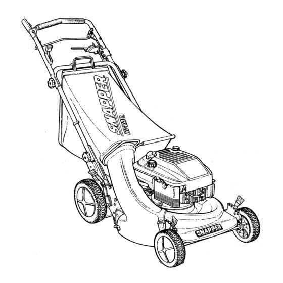 snapper lawn mower parts diagram