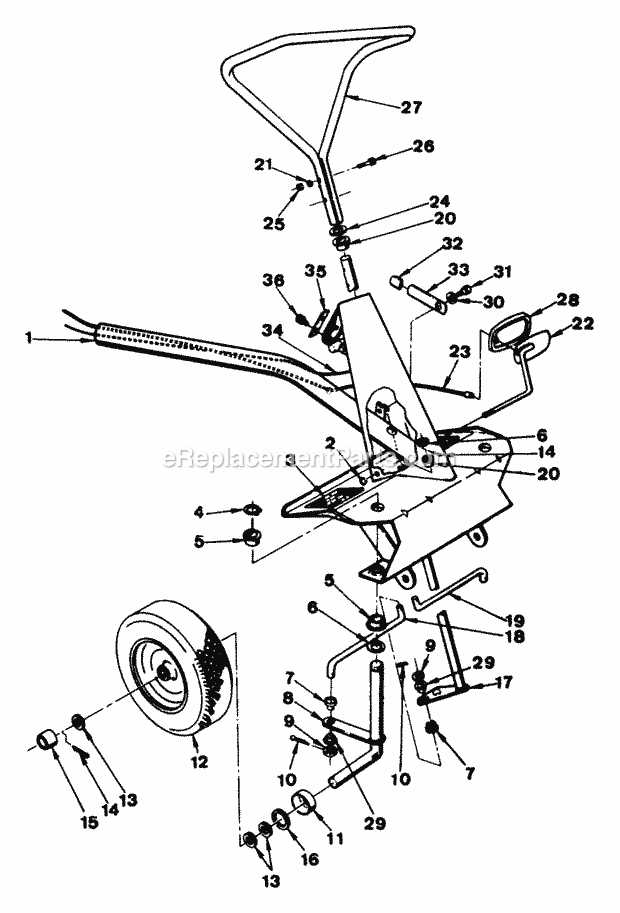 snapper mower parts diagram