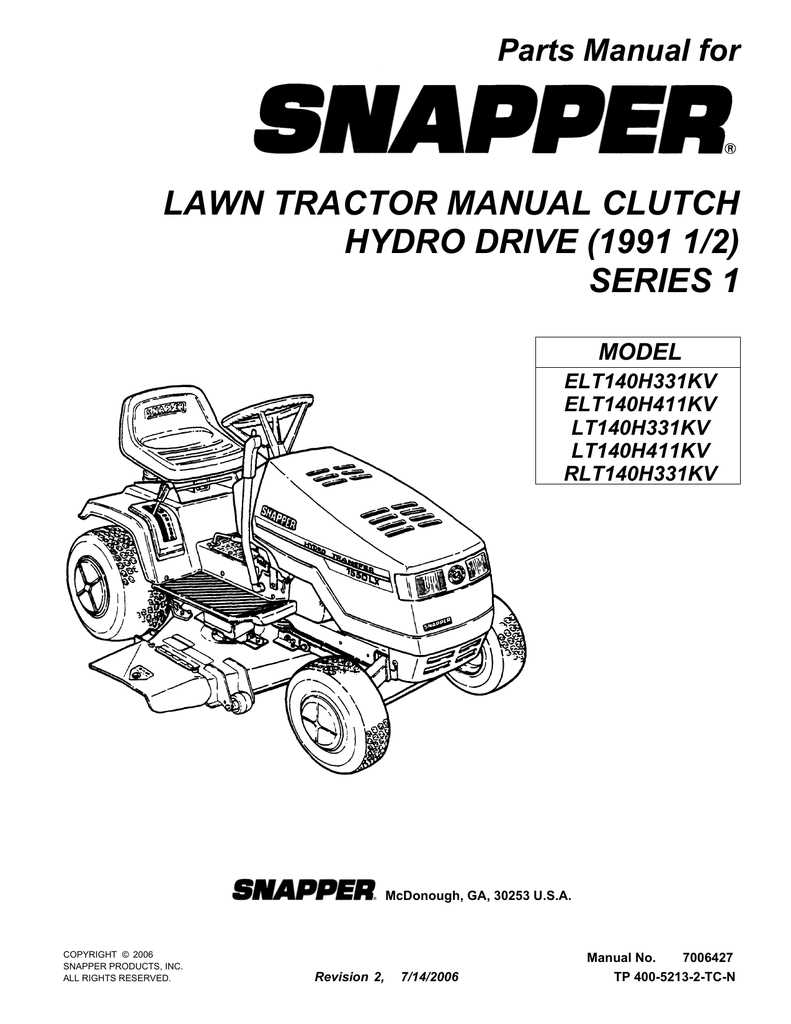 snapper riding mower parts diagram