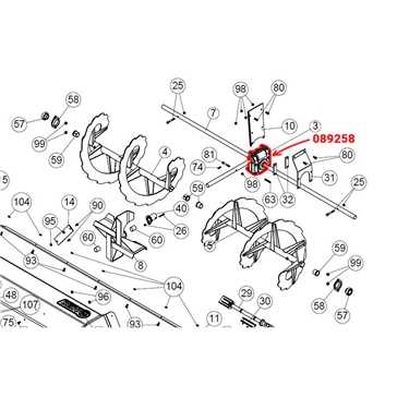 snowblower parts diagram