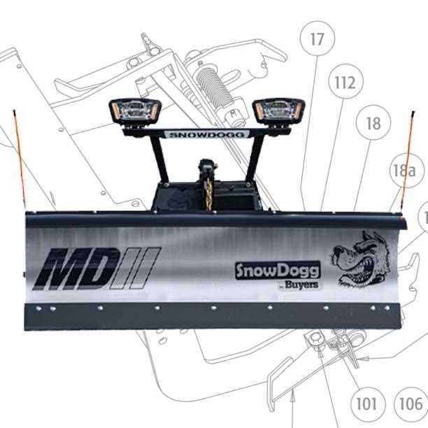 snowdogg plow parts diagram