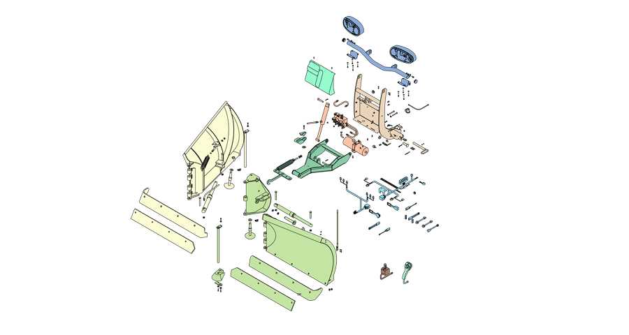 snowex power plow parts diagram