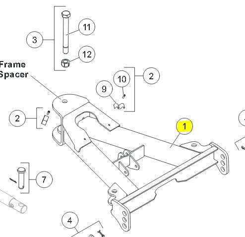 snowex power plow parts diagram