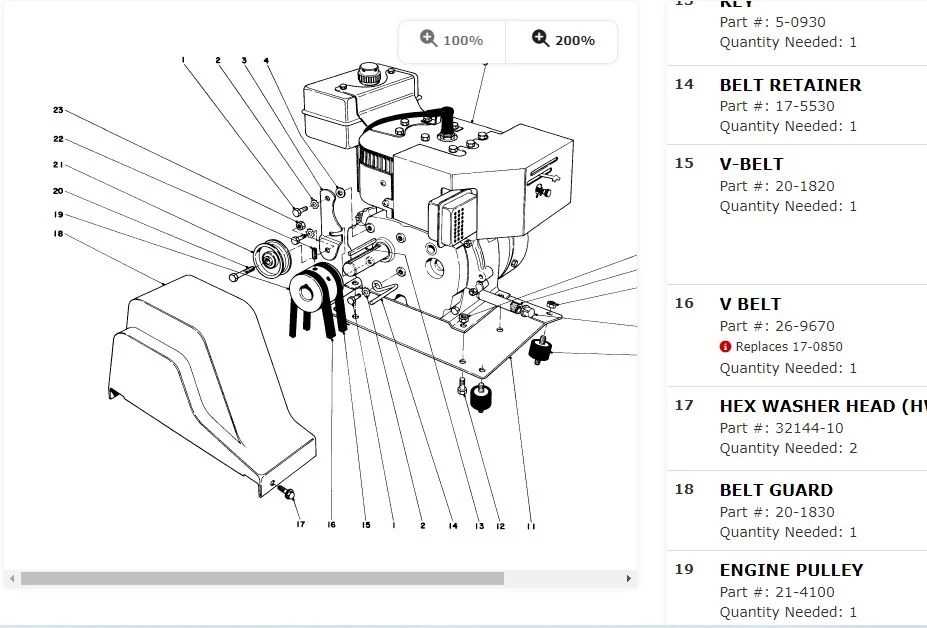 snowshoe parts diagram