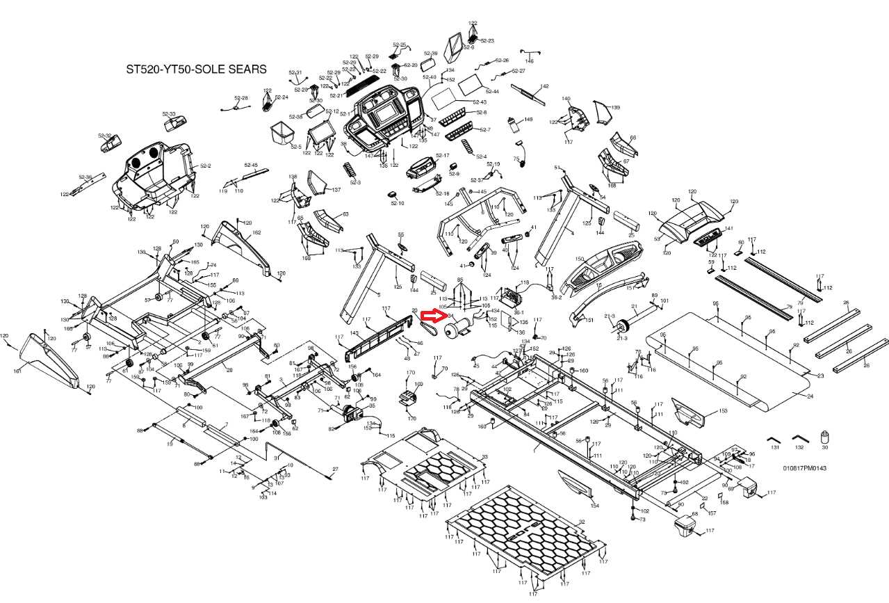 sole f80 treadmill parts diagram