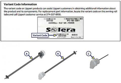 solera awning parts diagram