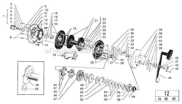 spinning reel fishing reel parts diagram