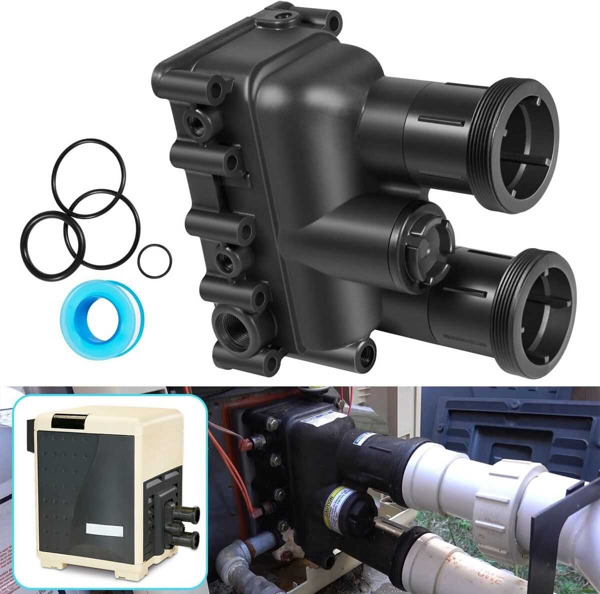 sta rite pool heater parts diagram