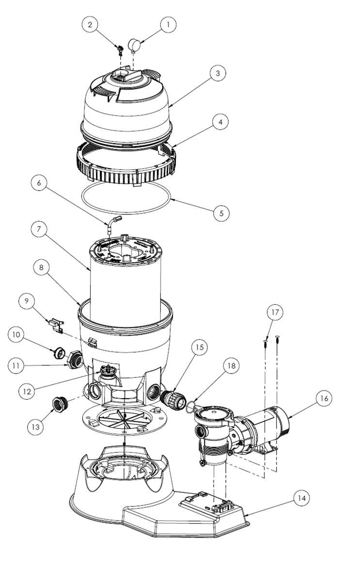 sta rite pool pump parts diagram