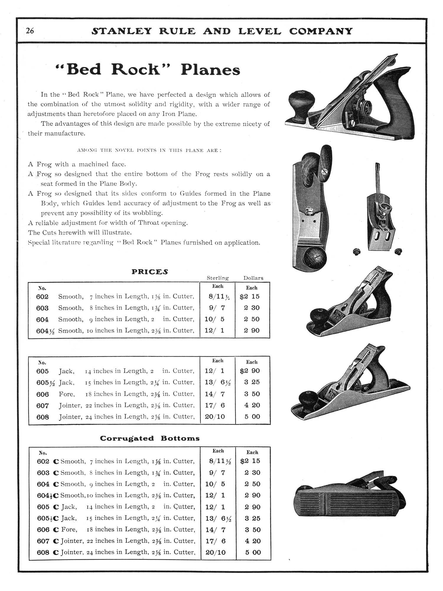 stanley plane parts diagram