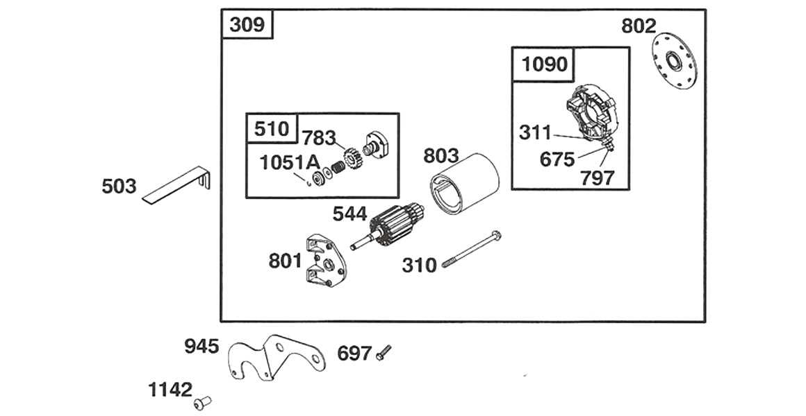 starter diagram parts