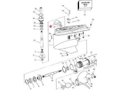 sterndrive parts diagram