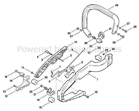 stihl 011 parts diagram