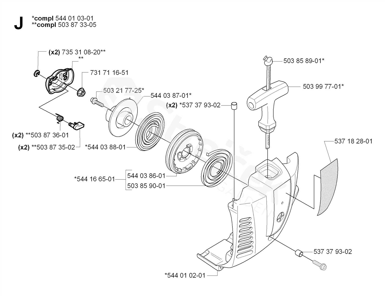 stihl 015 parts diagram