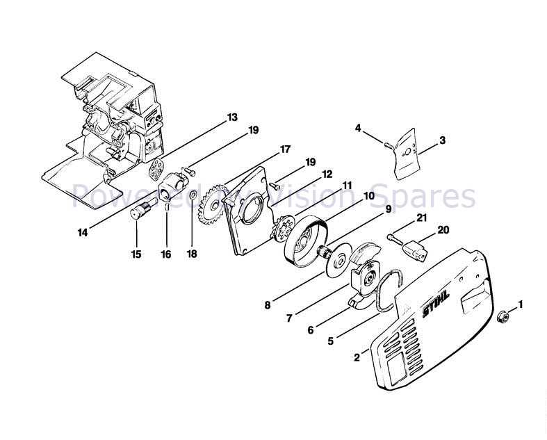 stihl 015 parts diagram