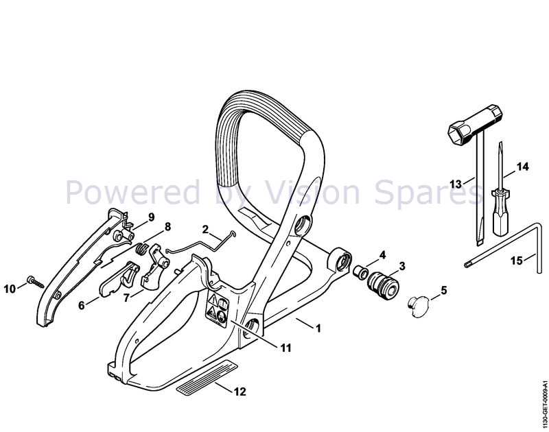 stihl 018 chainsaw parts diagram