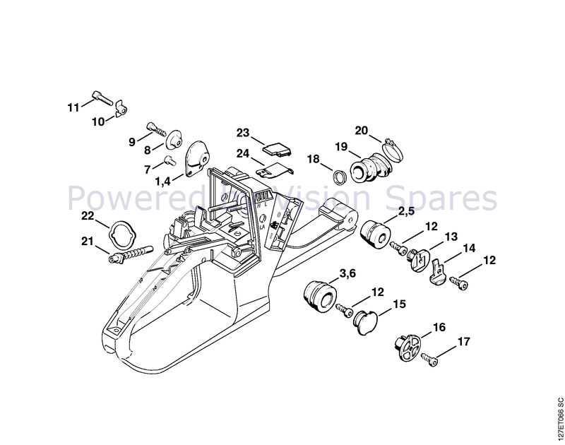 stihl 024 av super parts diagram