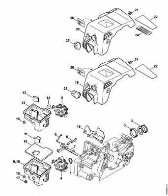 stihl 031 parts diagram