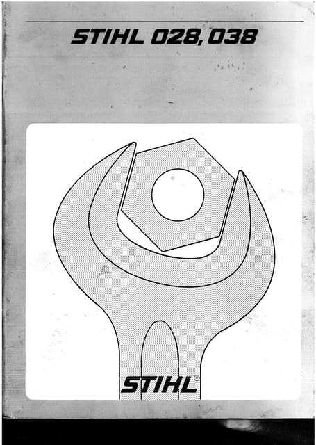 stihl 038 magnum chainsaw parts diagram