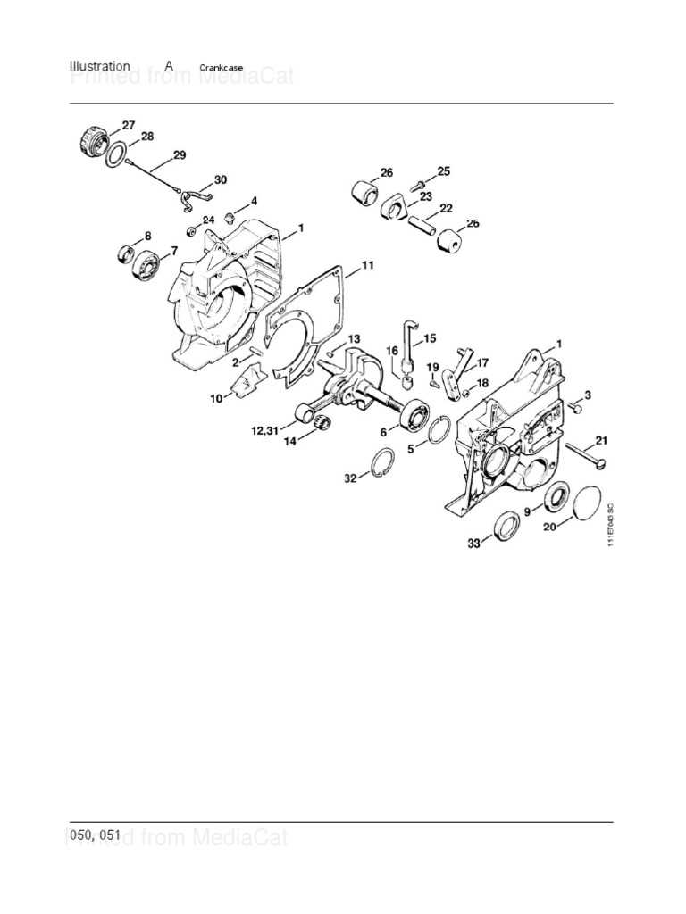 stihl 051 parts diagram