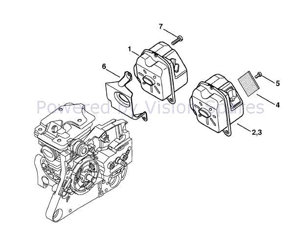 stihl 250 chainsaw parts diagram