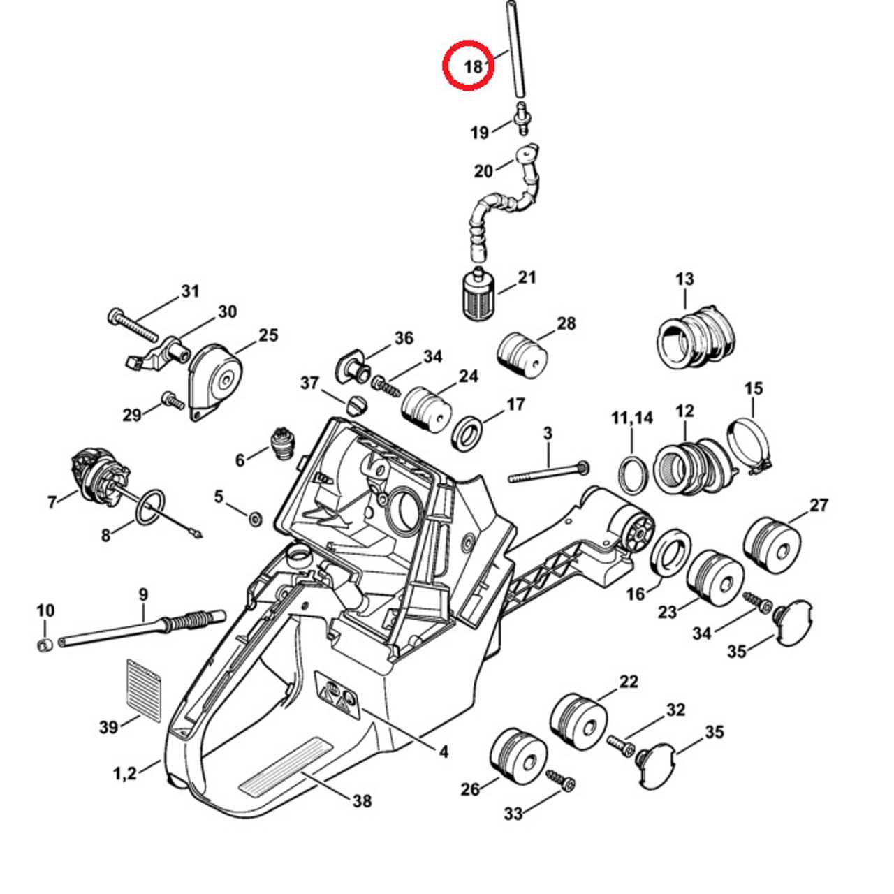 stihl 250 parts diagram