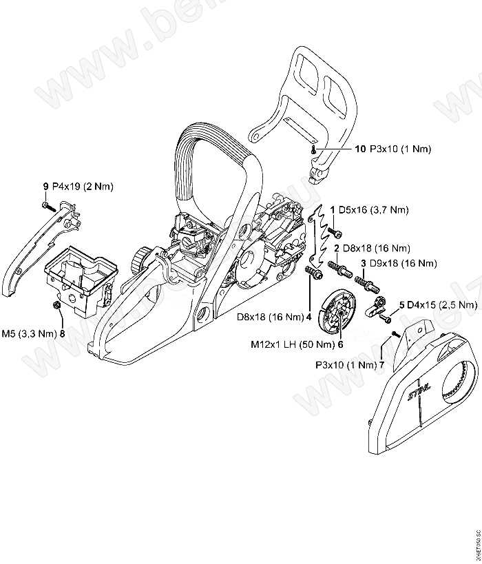 stihl 251 parts diagram