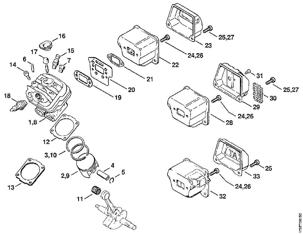 stihl 260 parts diagram