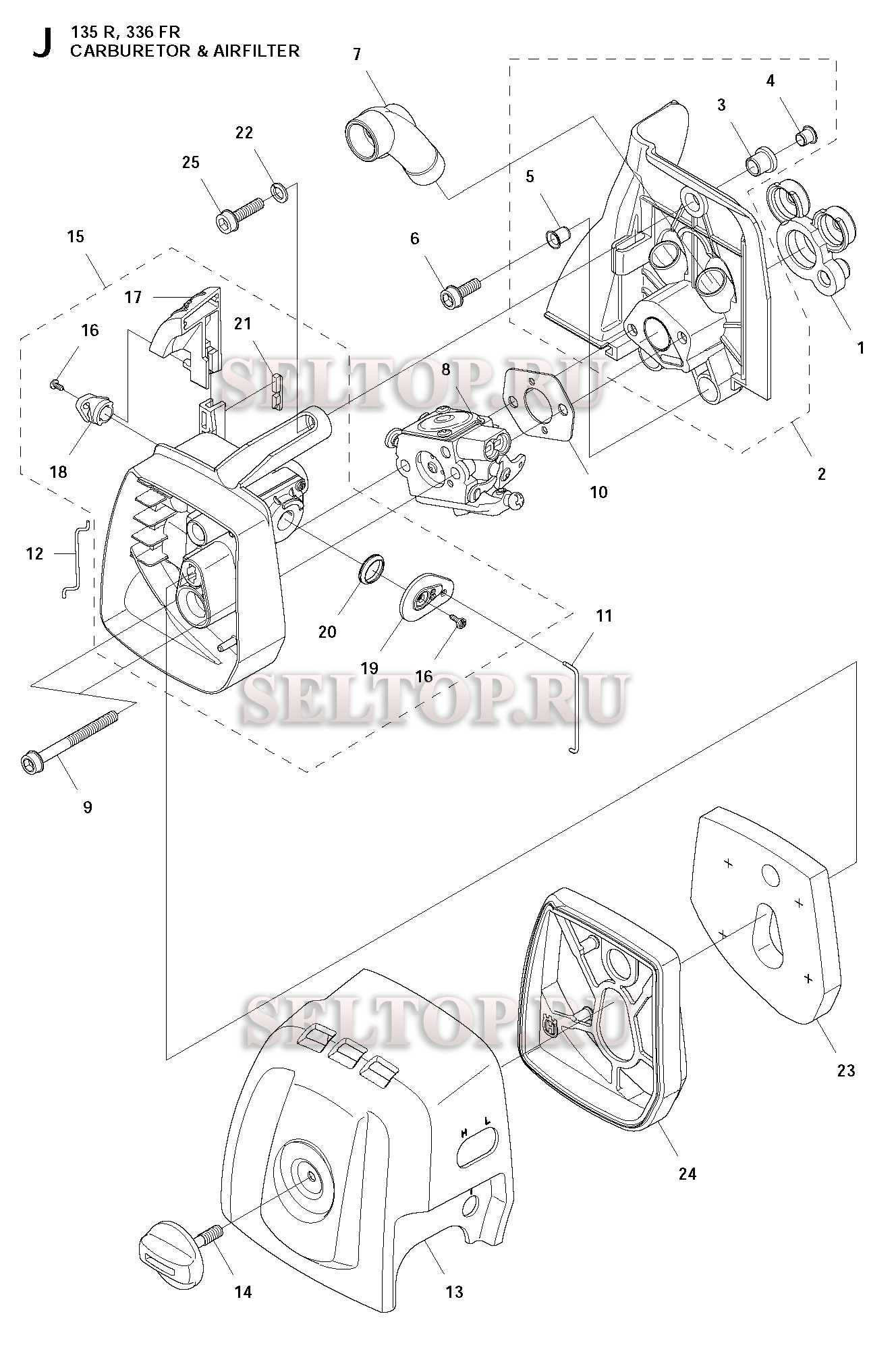 stihl 290 parts diagram