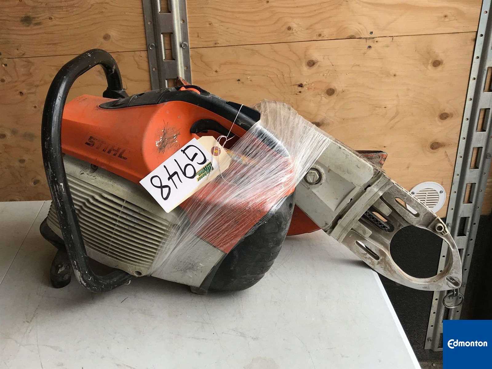 stihl 420 concrete saw parts diagram