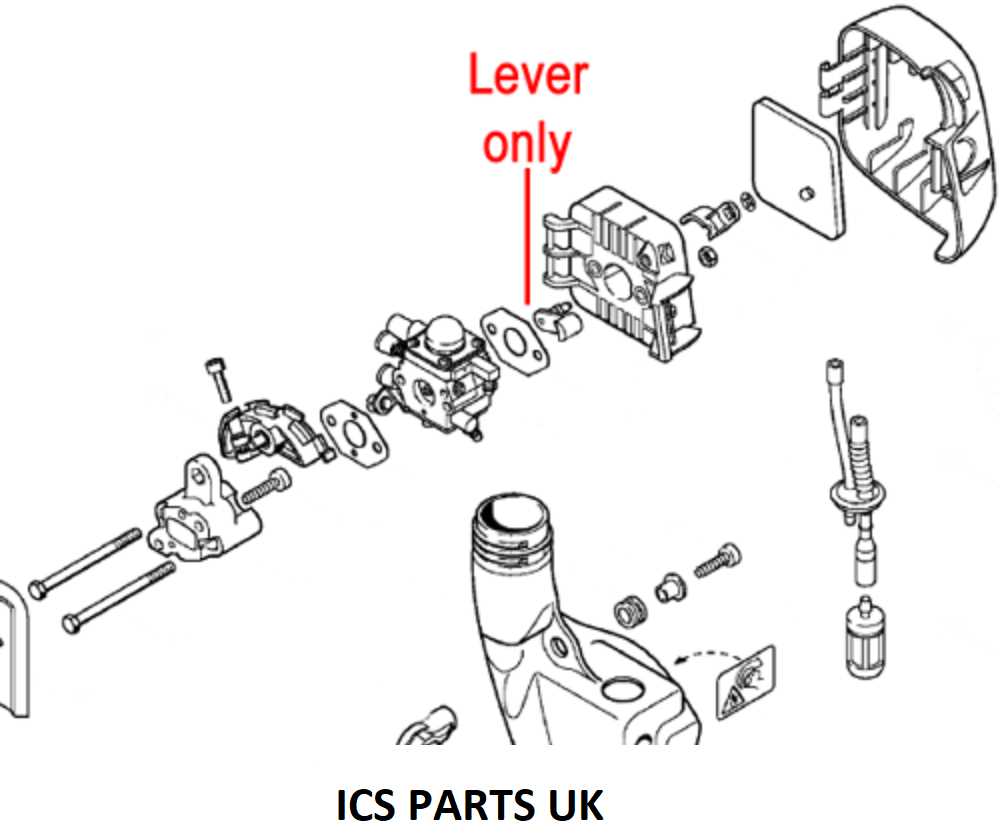 stihl bg 55 blower parts diagram