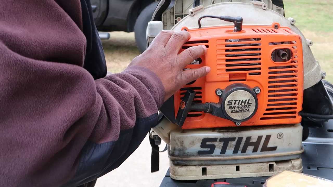 stihl br420 magnum parts diagram