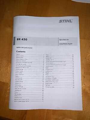 stihl br500 parts diagram