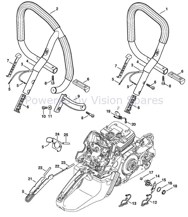 stihl chainsaw 021 parts diagram