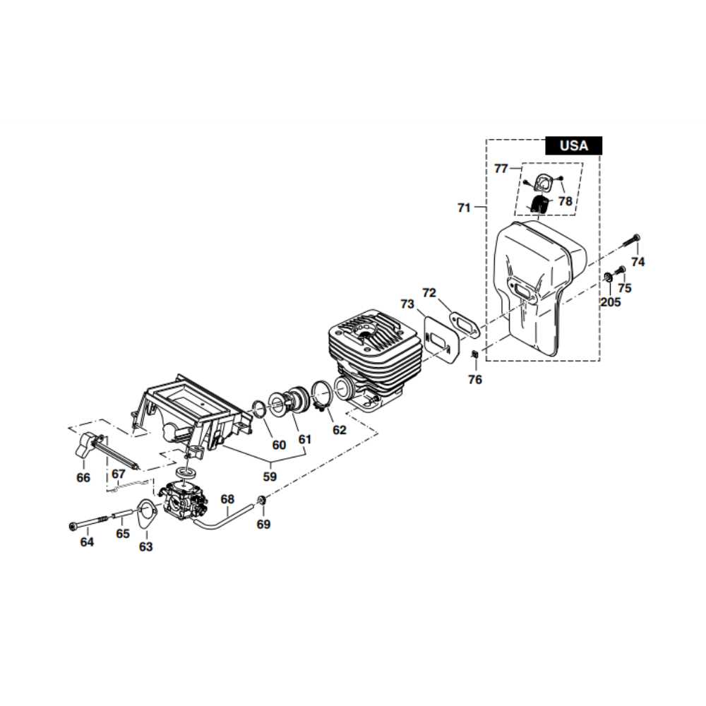 stihl concrete saw ts420 parts diagram