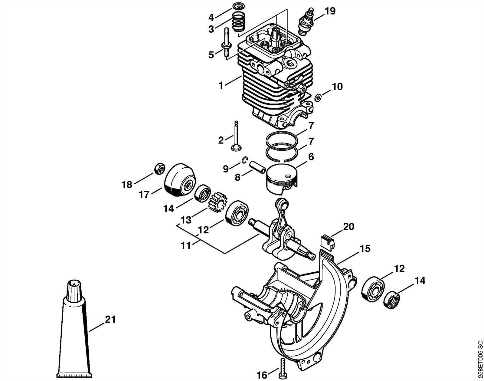 stihl fs 130 r parts diagram