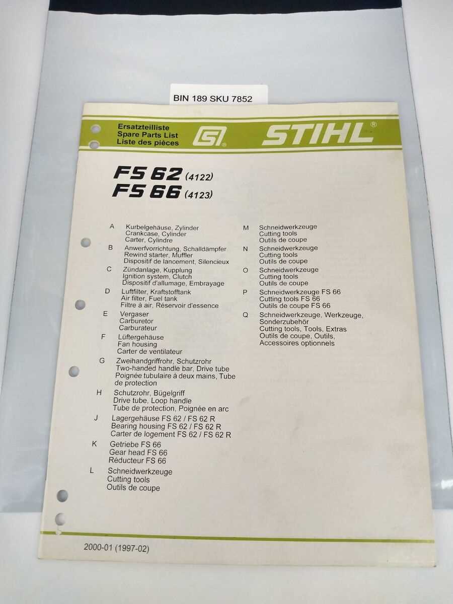 stihl fs 131 parts diagram