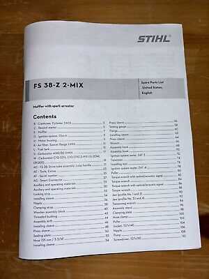 stihl fs 38 parts diagram