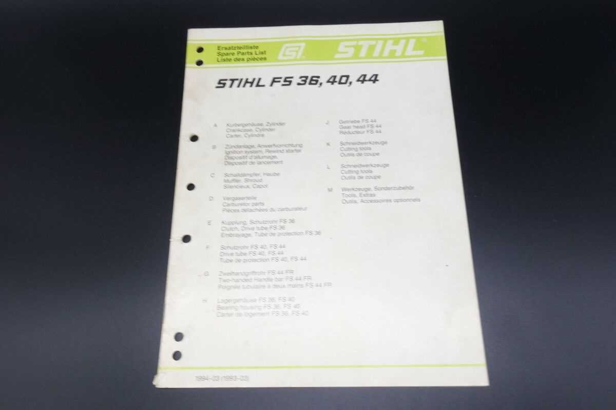 stihl fs 44 parts diagram