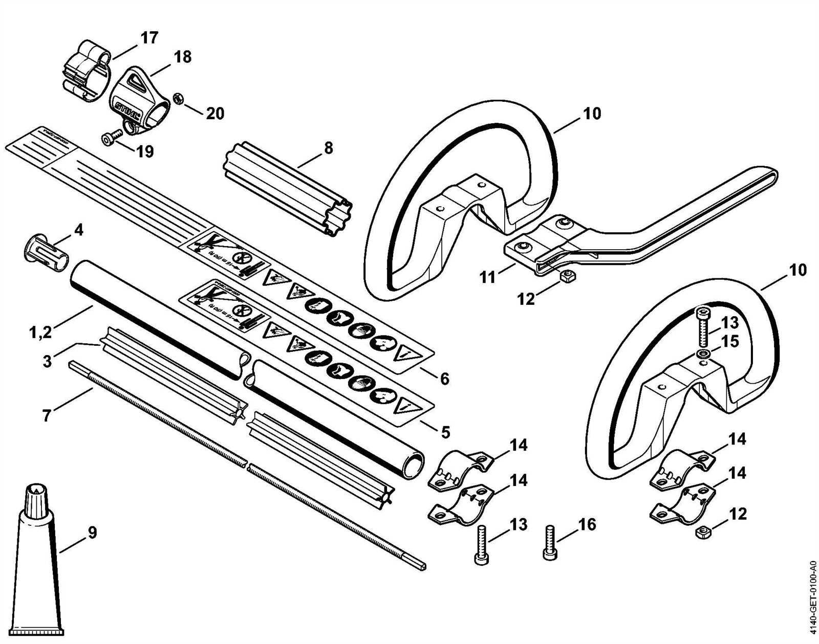 stihl fs 50 parts diagram