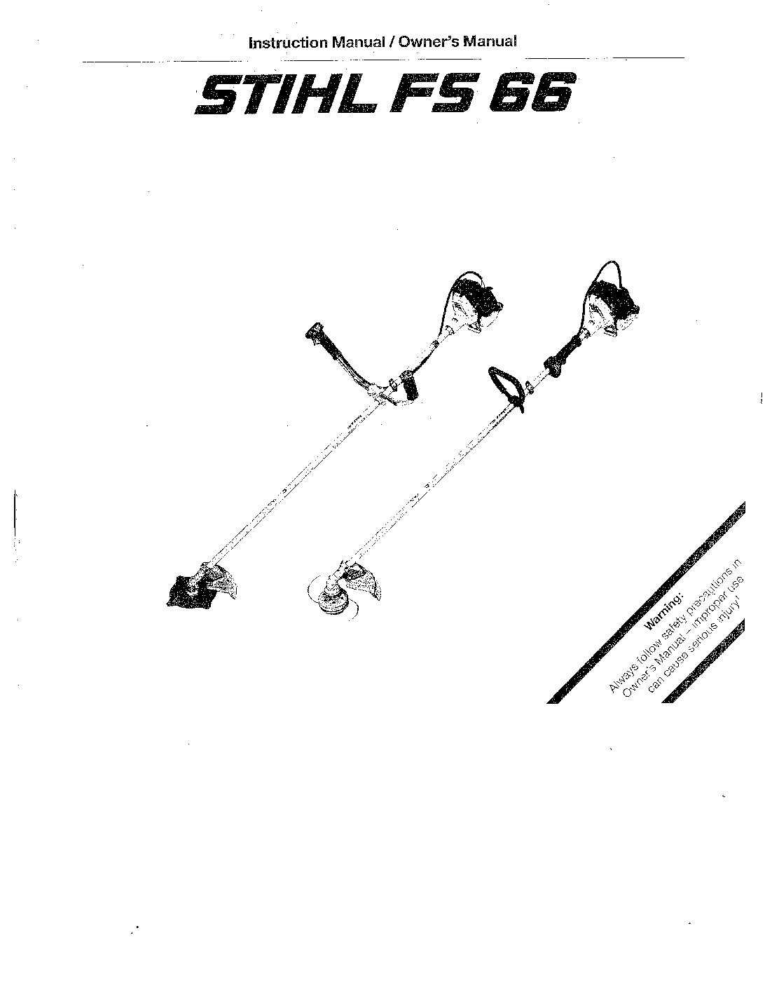 stihl fs 66 trimmer parts diagram