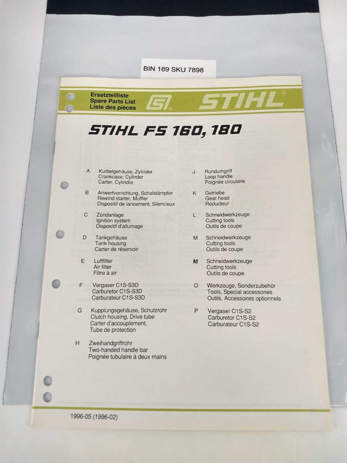 stihl fs 90 parts diagram