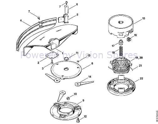 stihl fs106 parts diagram