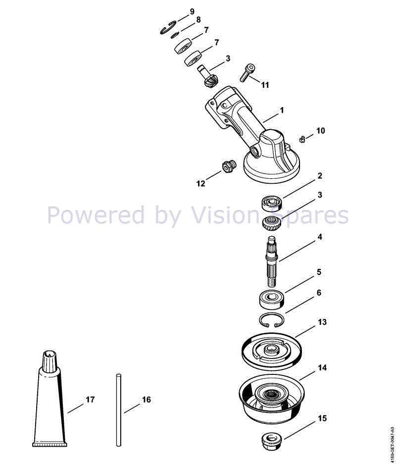 stihl fs111r parts diagram