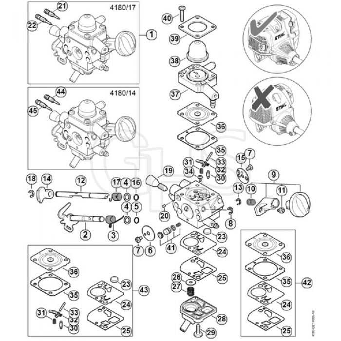 stihl fs131r parts diagram