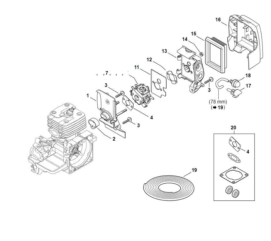 stihl fs350 parts diagram