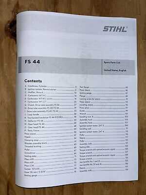 stihl fs44 parts diagram