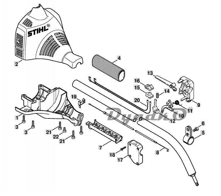 stihl fs45 parts diagram